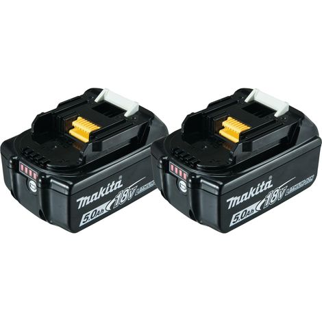 Pack de 2 batteries LXT 18V 5,0 Ah Li-ion Makita (1/5)
