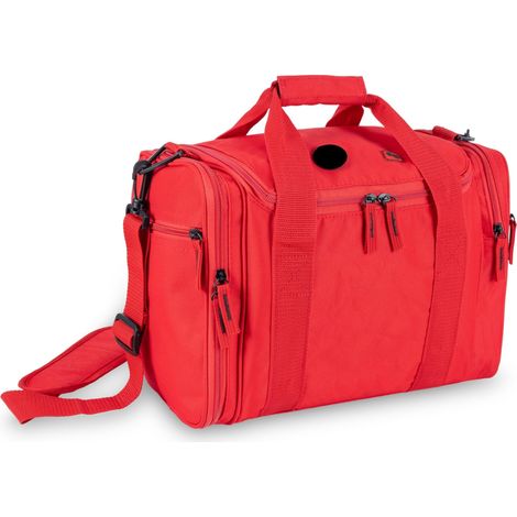 Elite Bags, Borsa per kit di pronto soccorso, Jumble's, Borsa medico, 37x25x20cm, Manico e Tracolla, Divisori Interni, Borsa medica sportiva, Lavabile, Multiscomparti, Borsa di emergenza, Tela, Rosso (1/4)