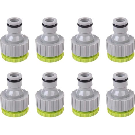 8 Pièces Raccord Tuyau d'Arrosage Universel 1/2" (1/5)