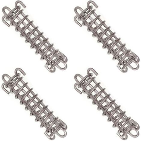 Fixations d'ombrage de Voile Tente Corde Résistante Ressort Trampoline 4 Pièces Acier Inoxydable Accessoires Ressorts pour Le Camping en Plein Air Randonnée Voyage Pique Nique Tente de Pl (1/5)