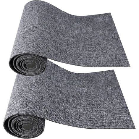 Tapis Grattoir Pour Chat - Auto-Adhésif - Protection Contre Les Rayures Pour Meubles Et Murs - Découpable - Gris Clair - 100x40 Cm - 2 Pièces (1/5)