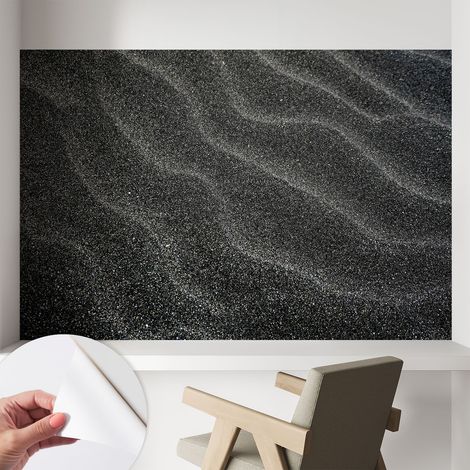 Papier peint adhésif décoratif pour chambre et salon Design moderne à poser facilement Vagues de sable 104x70 cm (1/5)
