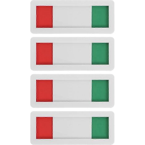 Panneau de porte coulissante (lot de 4) - Panneau pratique pour salle de réunion - Panneau pour porte coulissante de confidentialité-7X3cm (1/3)