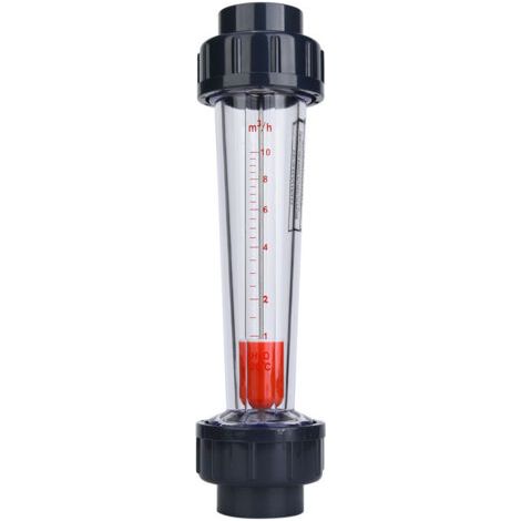 DEESSE SHOP-Débitmètre de Liquide Fiable, Outil de Mesure de Type Tube en Plastique ABS pour Débit D'eau 1-10m³/H (1/5)