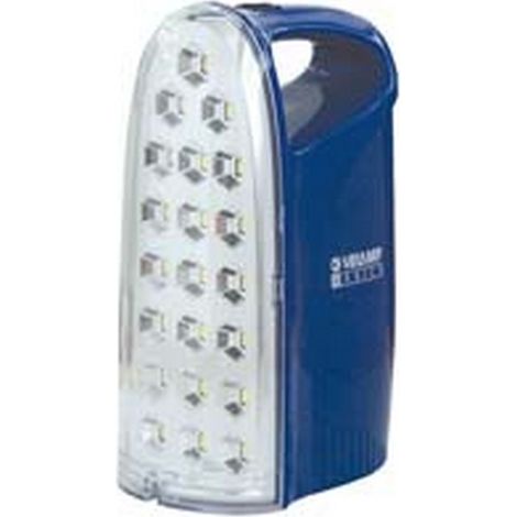 1PZ lampada portatile ricaricabile anti black-out 21led - 21 led - 6000 k - 250 lumen
