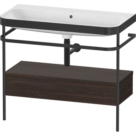 Duravit Happy D.2 Plus c-bonded Set mit Metallkonsole und