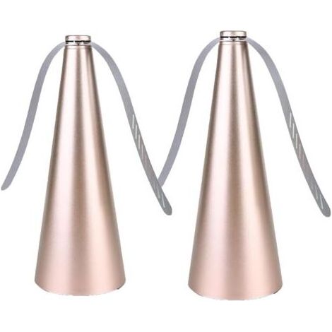 PA Ventilateur anti-moustiques 2 pièces – Répulsif à pales pour éloigner mouches et insectes – Pour pique-nique, barbecue et dîner en extérieur (1/5)