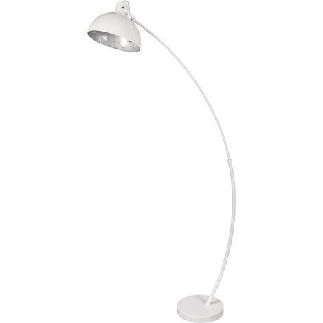 OTTO, FLOORLAMP, MATTE WHITE, SILVER FOILED SHADE, E27 1X MA (1/4)