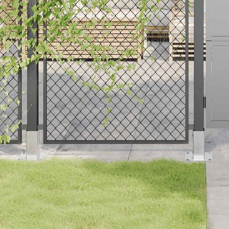 Teenpull – Pfostenträger Quadratisch 4Stk. Silber 61x61mm Verzinkter Stahl (1/5)