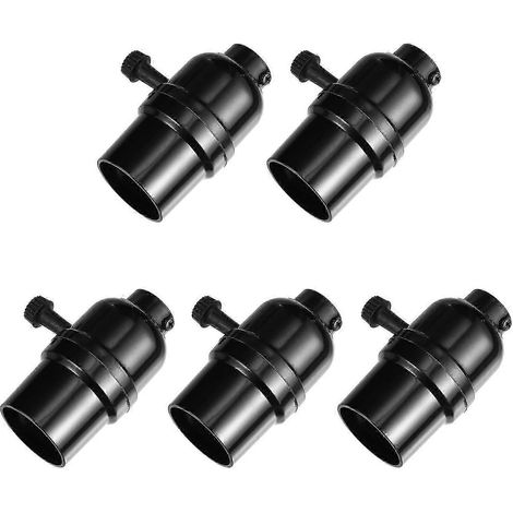 Douille E26 pour suspension, support de lampe en bakélite avec interrupteur, lot de 5 (1/5)