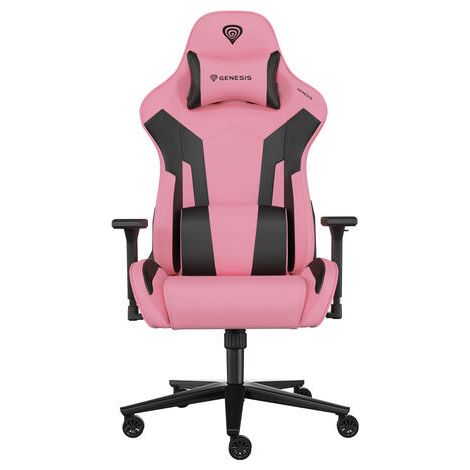 Genesis Nitro 720 Silla Gaming Negra y Rosa Cómoda (1/4)