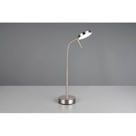 Lampe bureau sans fil nickel mat USB-C LED 3W CCT Moreno (1/3)