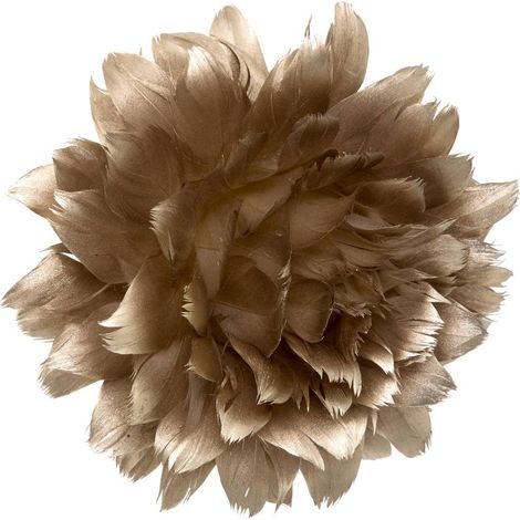 Tannenbaum-Anhänger mit metallisierten Federn, 12 cm - (1/5)