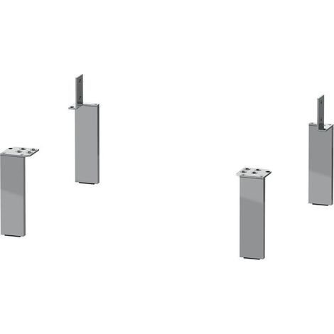 Duravit UNIVERSAL Sockelfuss, chrom, 4 Stück, 44x10 mm, (1/4)
