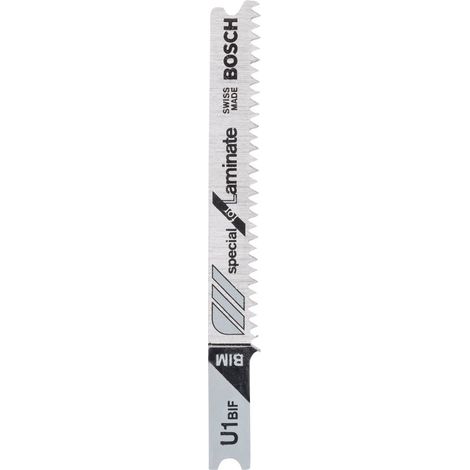 3 lames de scie sauteuse T U1 BIF - BOSCH - 68008636433