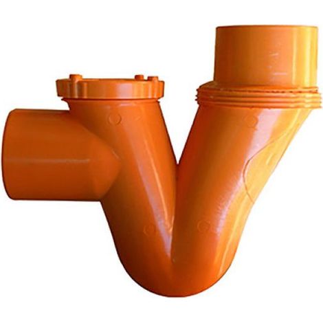 SIFONE ORIZZONTALE VERTICALE 1 TAPPO SALDATO Diam. 100