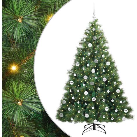 Künstlicher Weihnachtsbaum Grün 180 cm PE und PVC vidaXL (1/5)