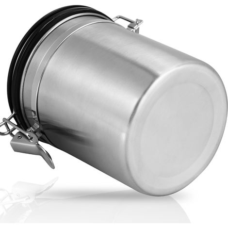 1,5-Liter-Aufbewahrungsdose aus Edelstahl 304, luftdicht, silberfarben (1/5)