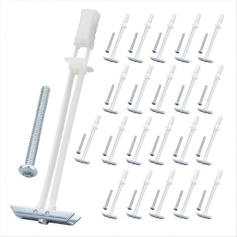 Cheville pour cloison sèche avec boulon, kit de 22 chevilles creuses robustes pour cloison sèche. (1/5)