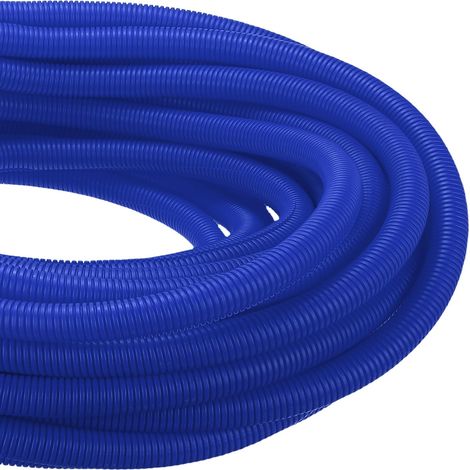 Gaine Fendue Tubulaire Protège-Fils en Conduit Flexible Bleu (1/5)