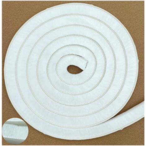 Brosse de joint d'étanchéité pour fenêtres/portes coulissantes, côté cadre (32 pi x 11/32 po de support x 9/16 po de brosse,blanche) (1/5)