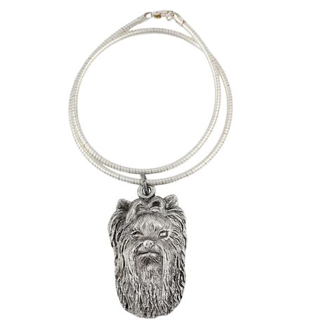 Yorkshire Terrier, York, York, Yorkie II - collana per cani, gioielli unici per amanti dei cani, ciondolo a forma di serpente unico di Art-Dog (1/5)