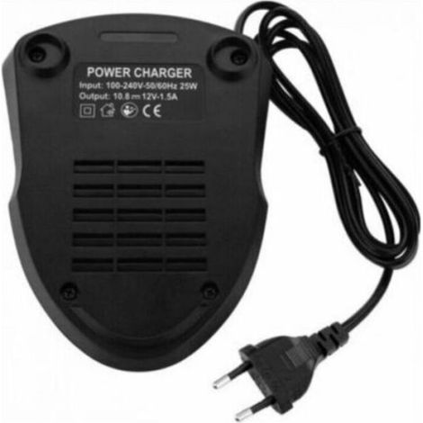 Chargeur rapide Bosch 10,8 V-12 V AL1115CV – Tension d'entrée 100-240 V – Puissance 25 W – Sortie 1,5 A – Compatible batteries BAT41 (1/3)