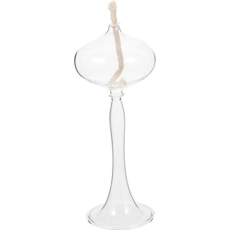 Lampe à pétrole en verre transparent pour décoration (1 lot) (1/5)
