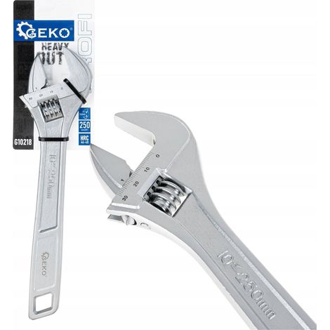 Geko Chiave a cricchetto ergonomica in metallo 250 mm