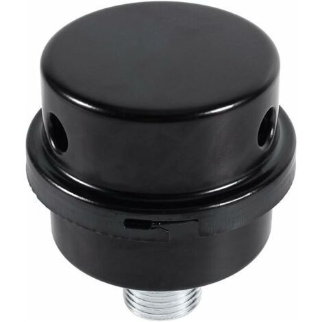 Silenziatore per compressore d'aria Ahlsen, filtro silenziatore con connessione filettata da 1/2 pollice, filtro di aspirazione per la riduzione del rumore per compressori d'aria senza olio. (1/5)