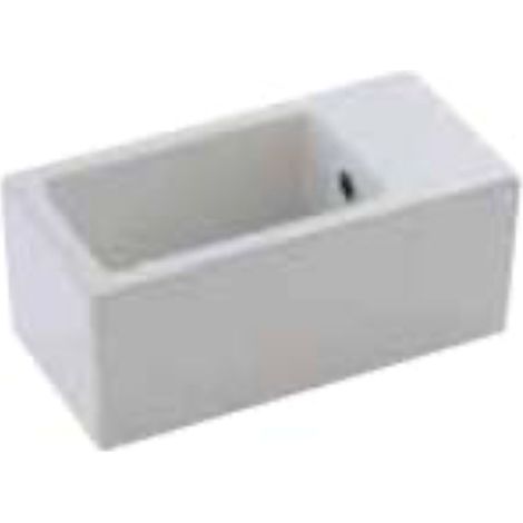 Lavabo Plus Design sospeso/appoggio salvaspazio cm. 40x20 (1/4)