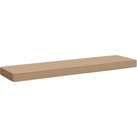 1-Piece Bench Cushion VUGHT 100% Polyester Sand 100 x 30 x 5 cm vidaXL (1/5)