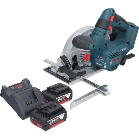 Bosch GKS 18V-57-2 Professional Scie circulaire portative sans fil 18 V 165 mm Brushless + 2x batterie 5,0 Ah + chargeur (1/5)