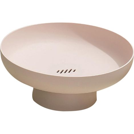Cesta, bandeja de frutas, decoración del hogar, decoraciones para el hogar, bandeja para almacenar frutas, soporte para bocadillos, soporte redondo para pasteles, bandeja rosa - RAPANDA