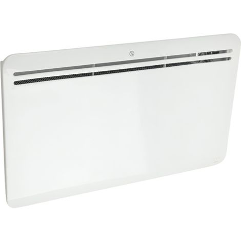 Radiatore a inerzia secca in ghisa programmabile da 1500 W con connessione Wifi, bianco