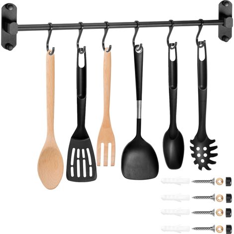 Ringhiera per cucina e bagno Sivas nera (1/5)