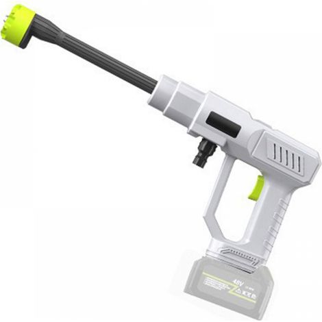 Limpiadora inalámbrica de alta presión con motor sin escobillas, pistola de lavado 6 en 1 - Blanca - 48 V (con batería) (1/5)
