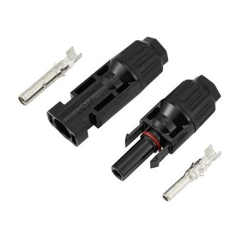 KIT DE PRISE ET DE PRISE PV-SOLAR, IP67 TC-13805728 NOIR TRU COMPONENTS CONTENU: 2 PC(S)