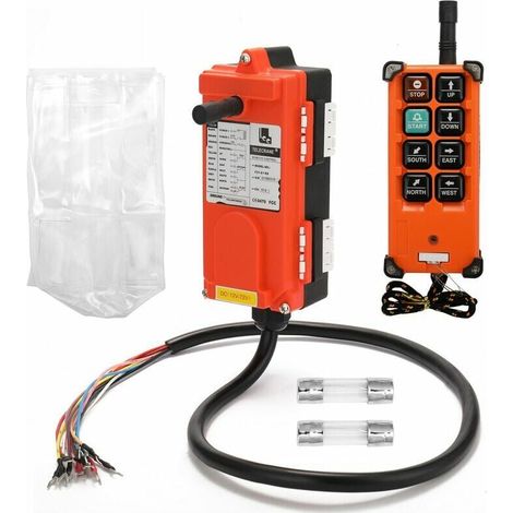 Interruptor de control remoto industrial F21-e1b DC12-72v para elevador de grúa - Control remoto: un envío y un recibo (1/3)