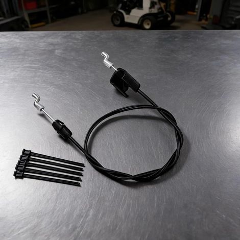 946-0957 Câble de commande pour Troy-Bilt pour tondeuses artisanales – Kit de remplacement de fil d'accélérateur avec attaches pour tondeuses à gazon autopropulsées de 53,3 cm – Pièces d'entretien de (1/5)