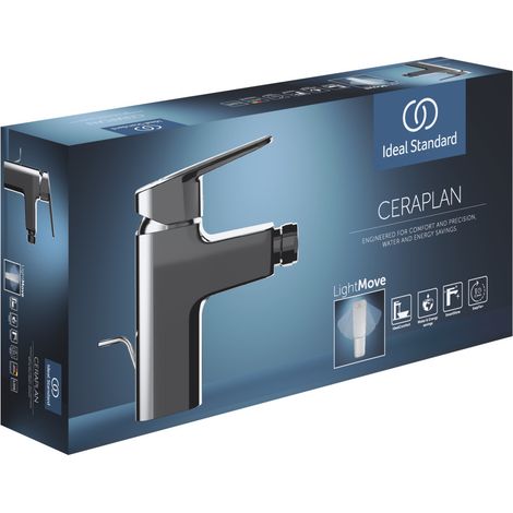 Ideal Standard Ceraplan grifería de bidé, proyección de 94 mm, (1/4)
