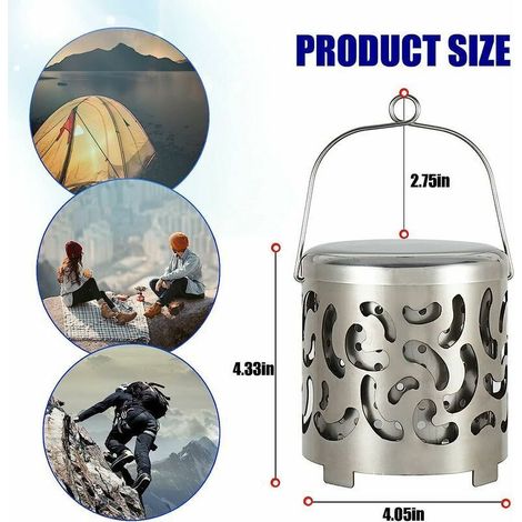 Ulisem Chauffage Camping Gaz, Chauffage Gaz Portable, Chauffage Gaz Camping Car, Adaptateur Chauffage pour Rechaud Gaz, Chauffage pour Tente, Chauffage Dappoint Gaz pour Randonnée en Plein Air (1/4)
