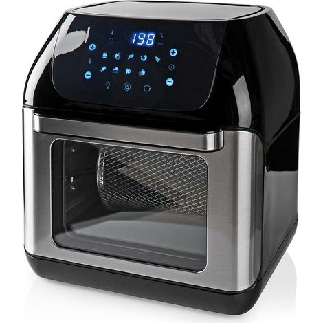 Freidora de aire caliente 12 l minutero 60 min numero de programas preestablecidos 9 digital negro