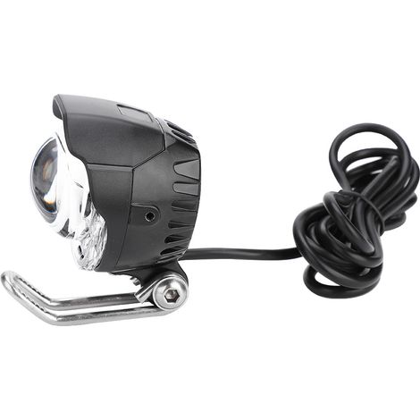 Klaxon LED 2 en 1, phare avant lumineux, lampe puissante 12V-80V pour vélo électrique, scooter, cyclomoteur