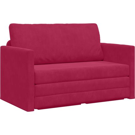 Maison Exclusive - Schlafsofa Weinrot 124 x 71 x 78 cm Samt