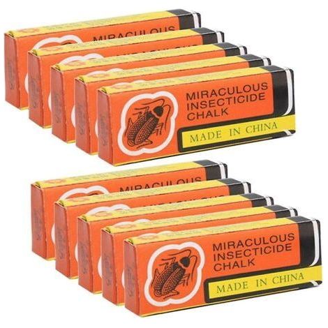 Lot de 10 répulsifs anti-cafards Magic Dust Free Chalk pour cafards fourmis (1/5)