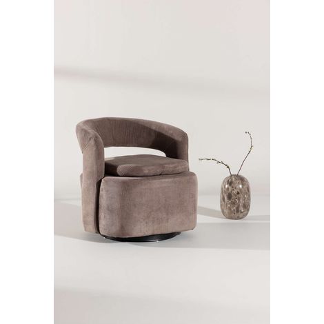 Laurel fauteuil marron. (1/4)