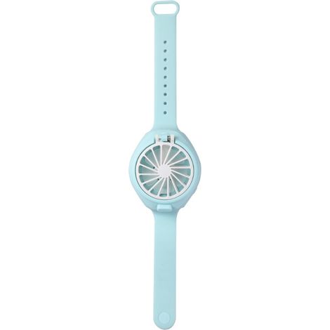 1 Mini ventilateur portable, rechargeable USB, pliable, bracelet confortable, 3 vitesses, bureau voyage (1/5)