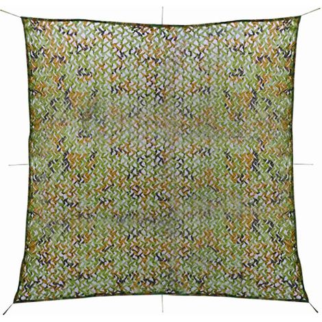 vidaXL Filet de camouflage avec sac de rangement 5x5 m Vert (1/5)