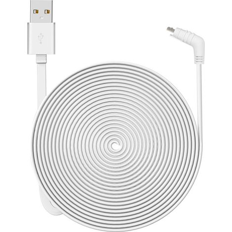 Câble charge Arlo 6m compatible Pro Pro2 GO – Plat en alliage aluminium résistant intempéries (1/5)